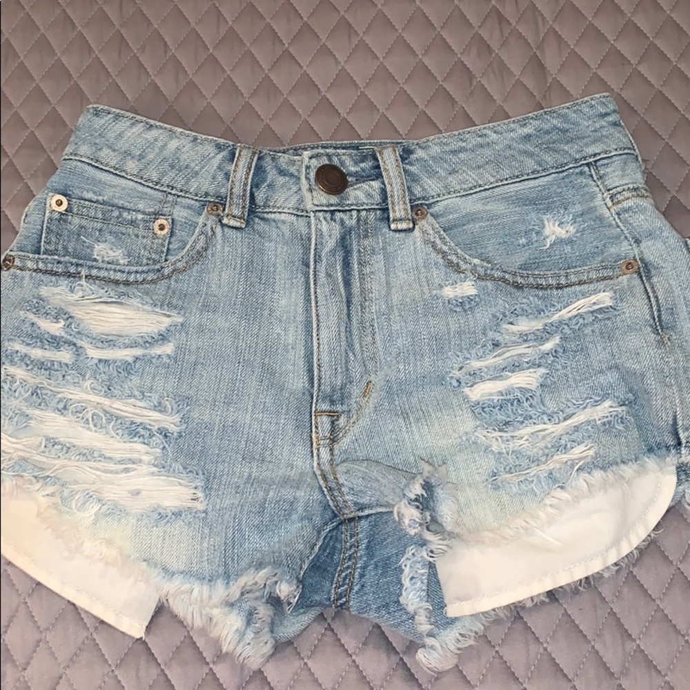 denim cut off shorts
